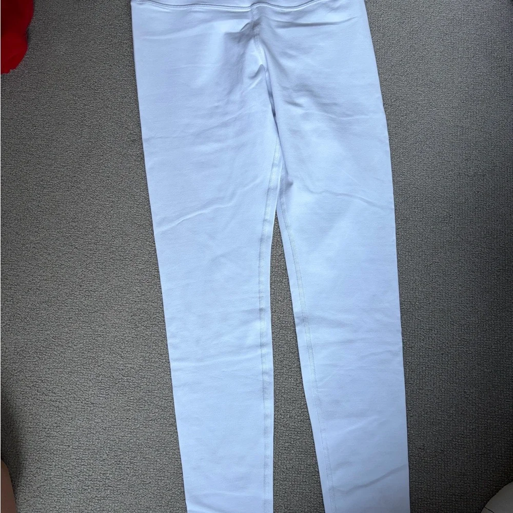 ALO Yoga White High-Rise Sculpt Leggings